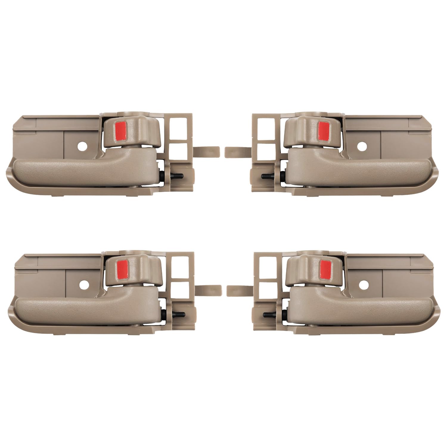 Lcyolada beige interior door handle, front-left view, sturdy grip