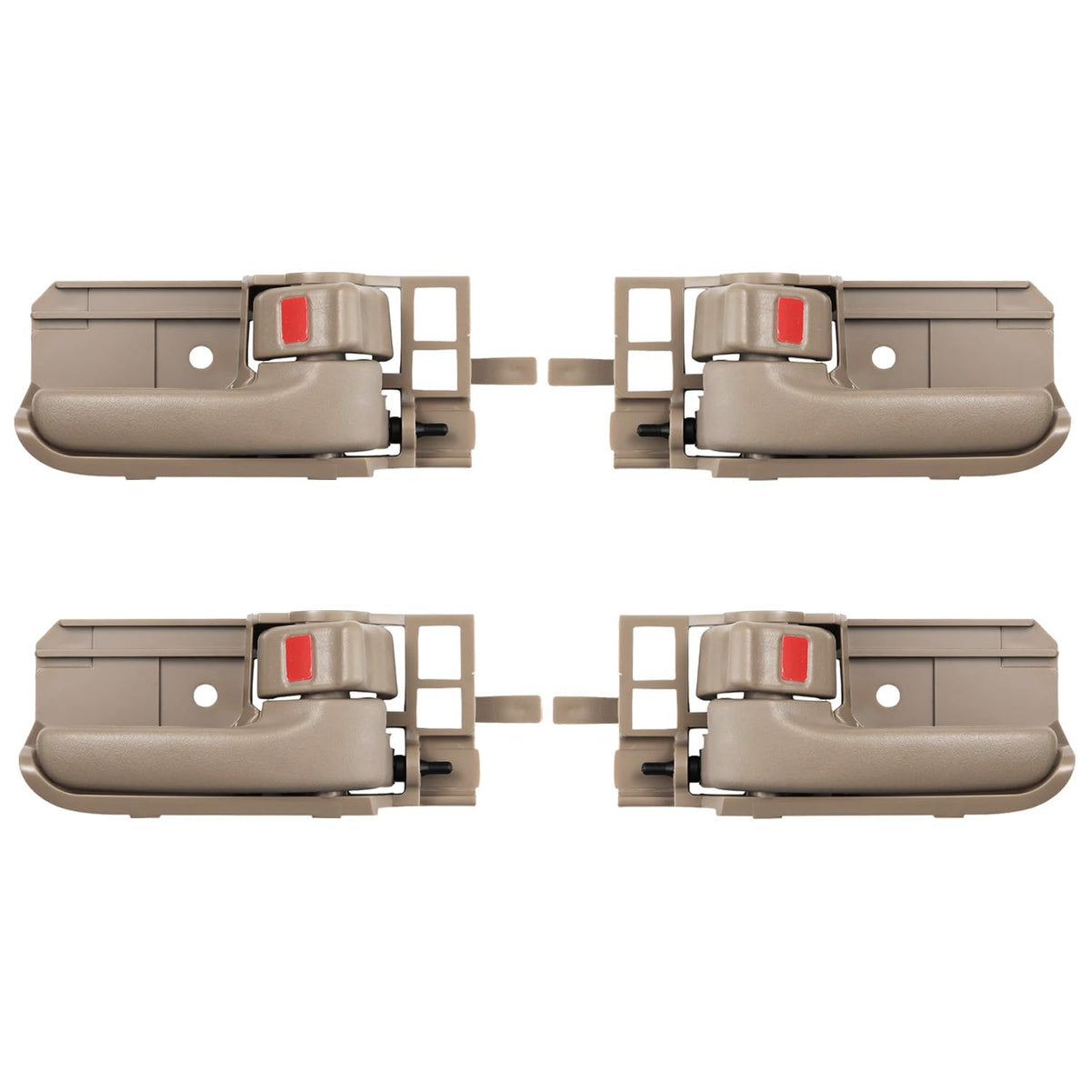 Lcyolada beige interior door handle, front-left view, sturdy grip