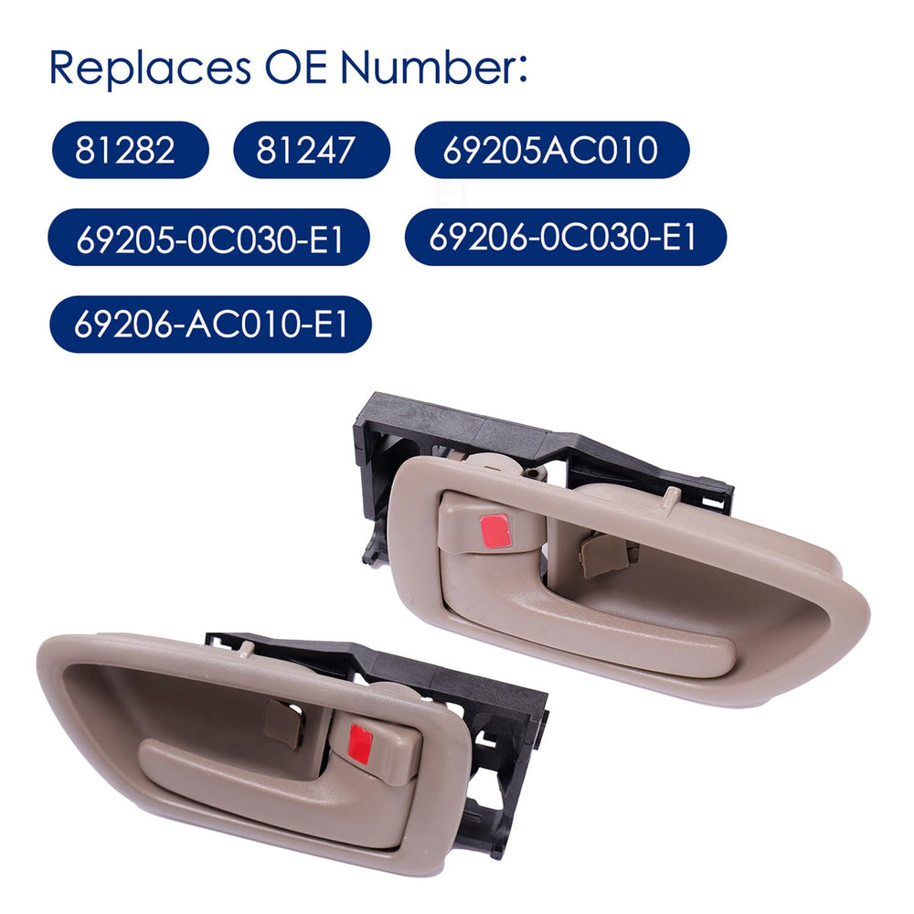 Lcyolada interior door handle set packaged for quick replacement