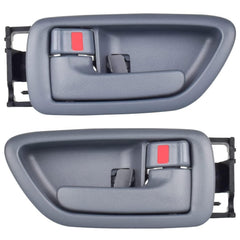 Lcyolada interior door handle pair in gray for Sequoia and Tundra with OEM-style fit
