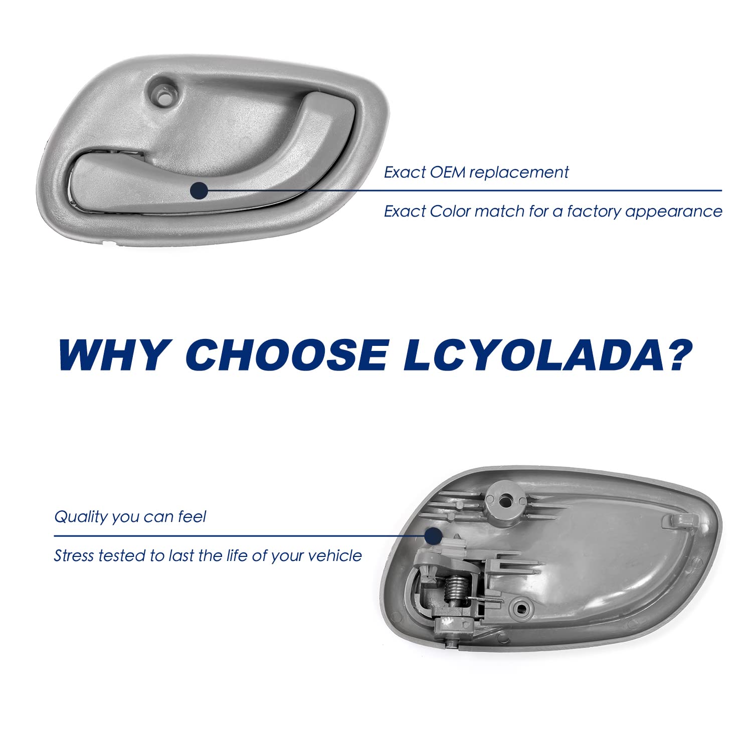 Lcyolada interior door handle rear right for Suzuki Vitara 99-05 action