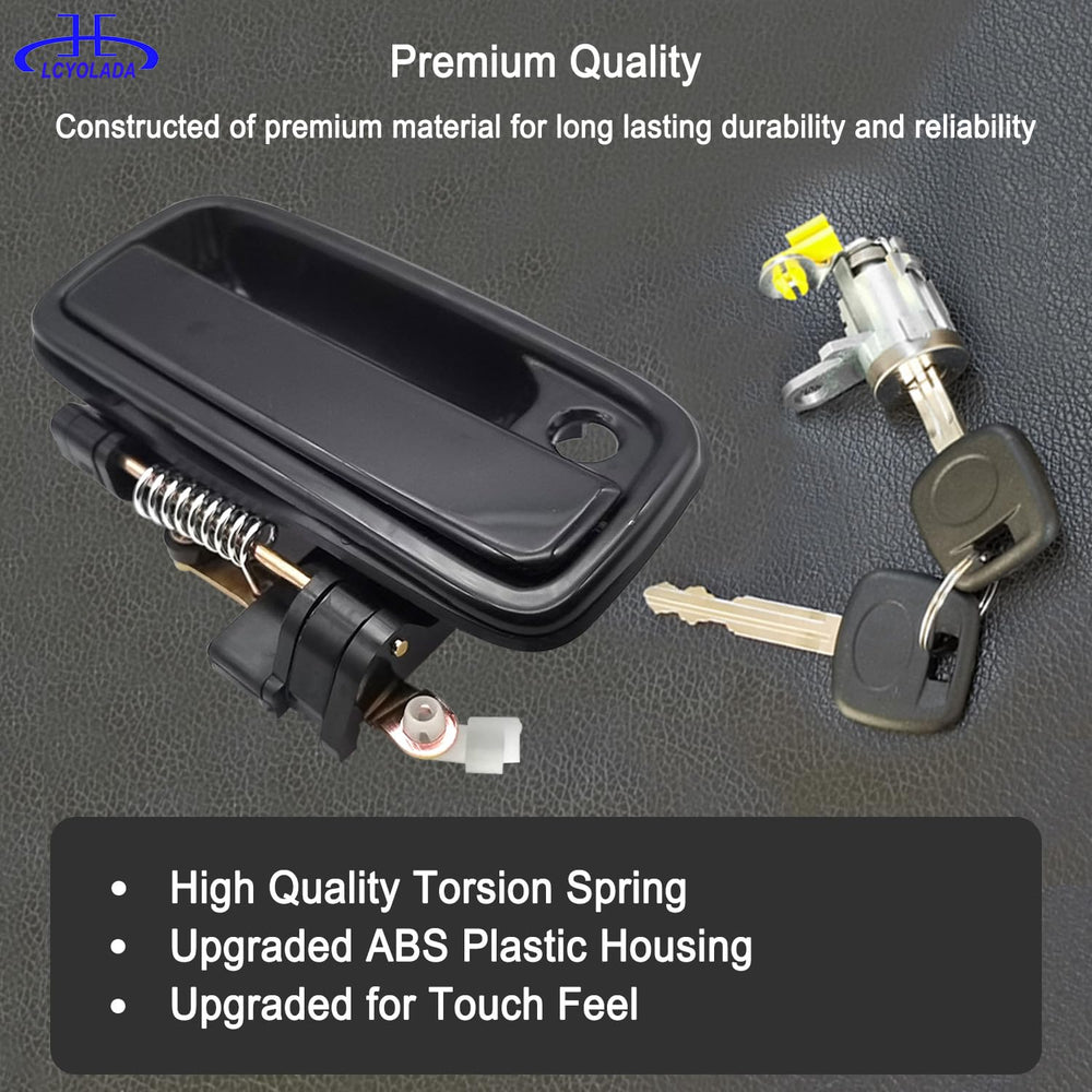 Lcyolada lock cylinder assembly image, includes keys for convenient replacement and secure access.