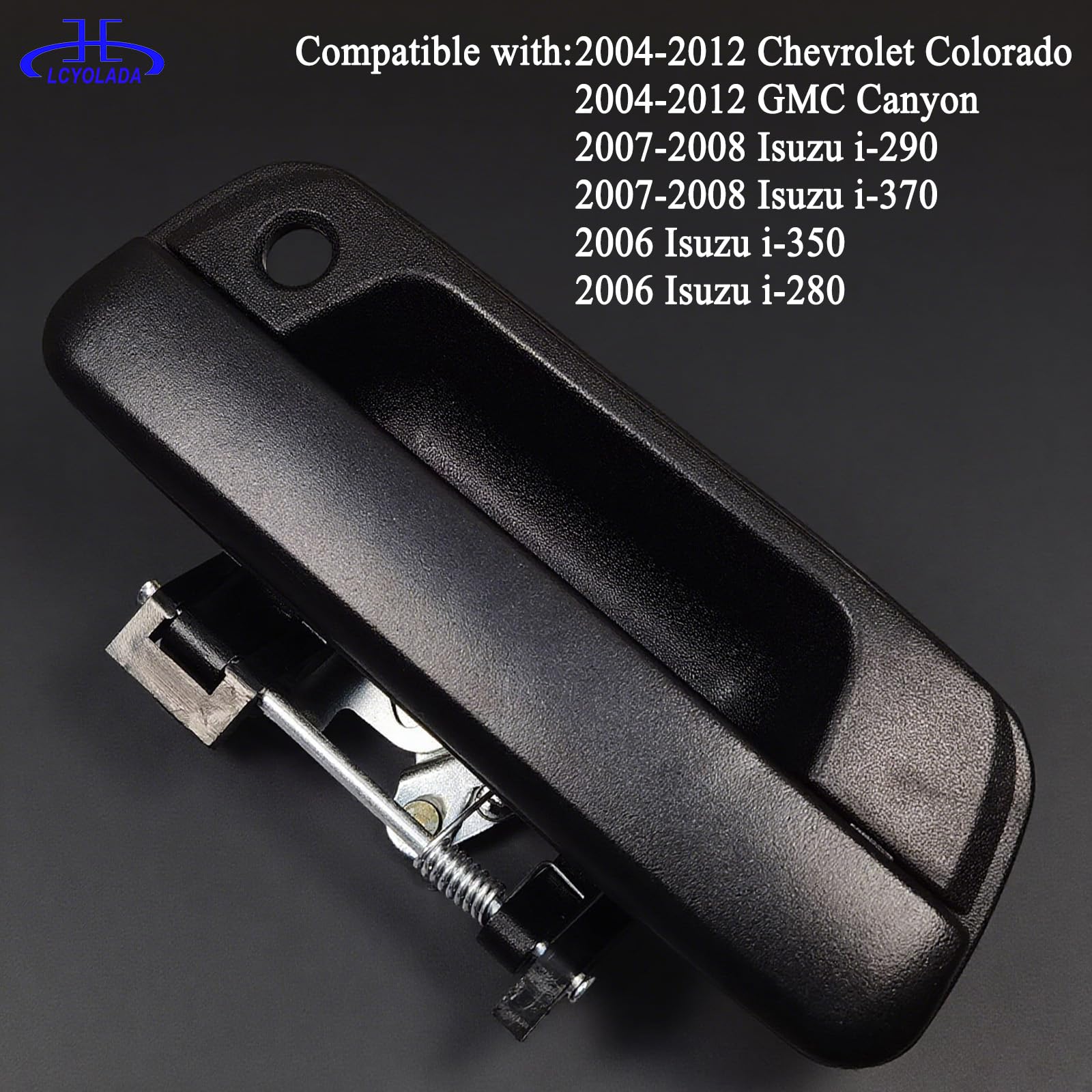 Lcyolada tailgate handle for Isuzu i-350 emphasizing durable outdoor-ready design