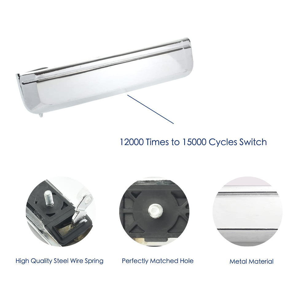 Lcyolada Nissan D21 chrome rear-left door handle for seamless finish