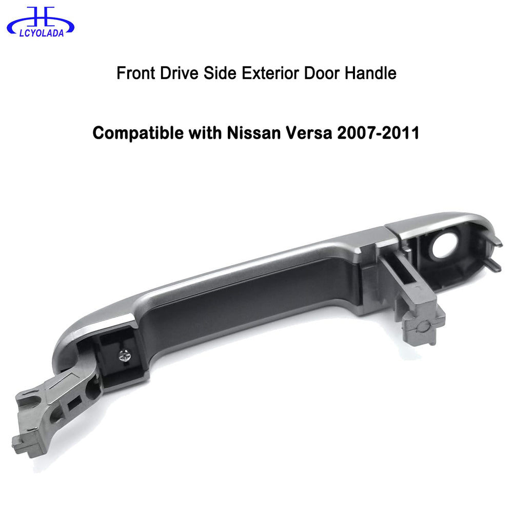 Lcyolada Nissan Versa Tiida front-left handle with keyhole for easy entry.