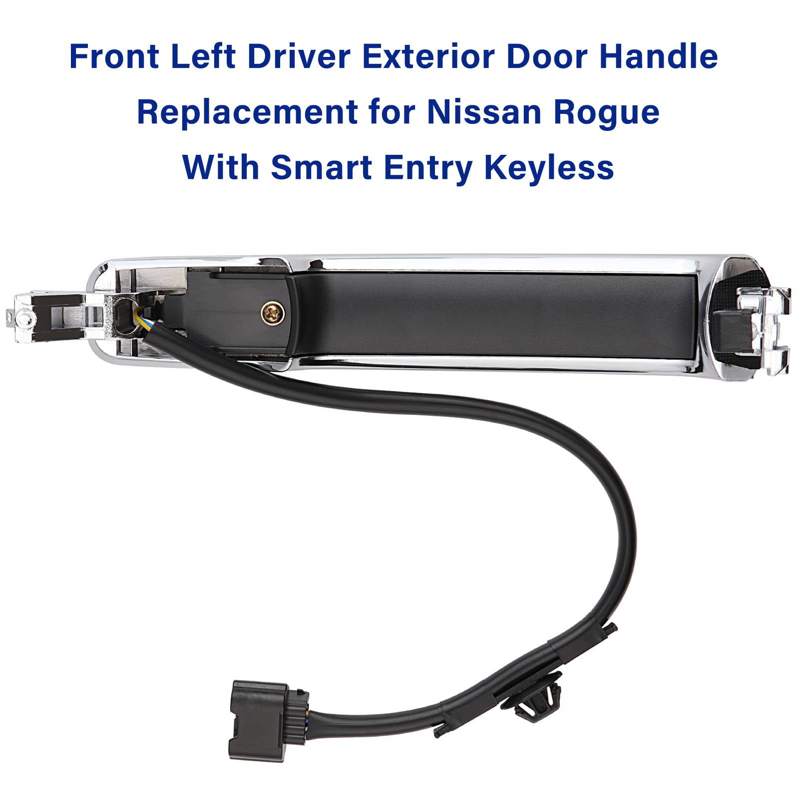 Lcyolada OEM-inspired replacement door handle for Nissan Rogue, maintains exterior aesthetics.
