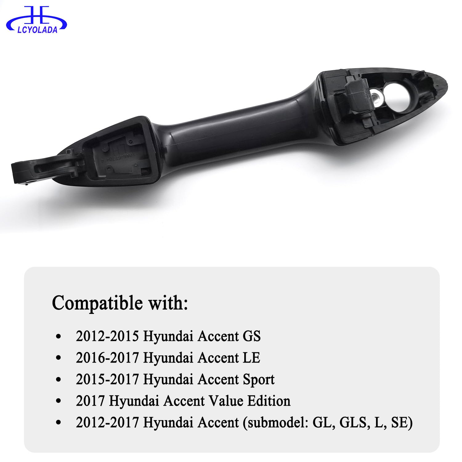 Lcyolada driver-side exterior door handle front-left offers easy installation.