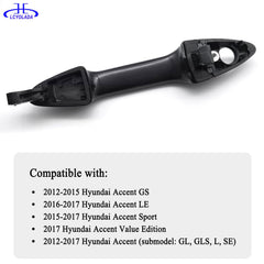 Lcyolada driver-side exterior door handle front-left offers easy installation.
