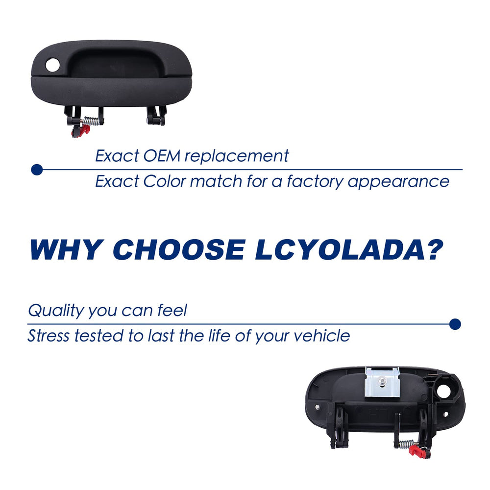 Lcyolada one-year warranty with responsive support for Ram door handle.