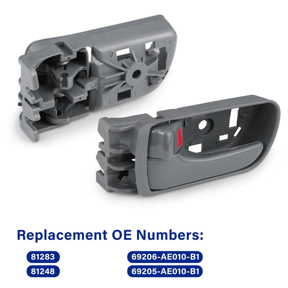 Lcyolada passenger-side door handle gray, direct fit for easy installation.