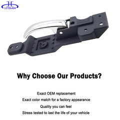 Lcyolada reinforced ABS door handle, durable construction for long-lasting performance.
