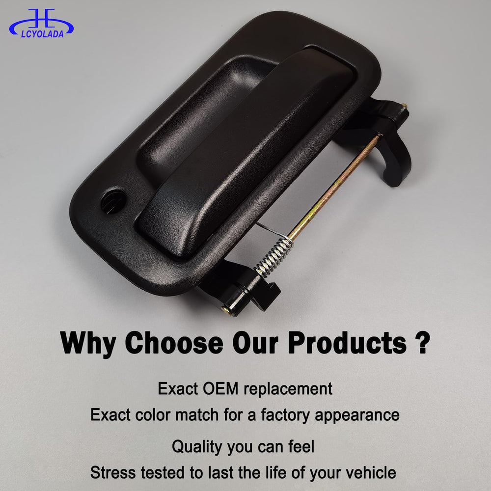 Lcyolada replacement tailgate handle latch ready for installation