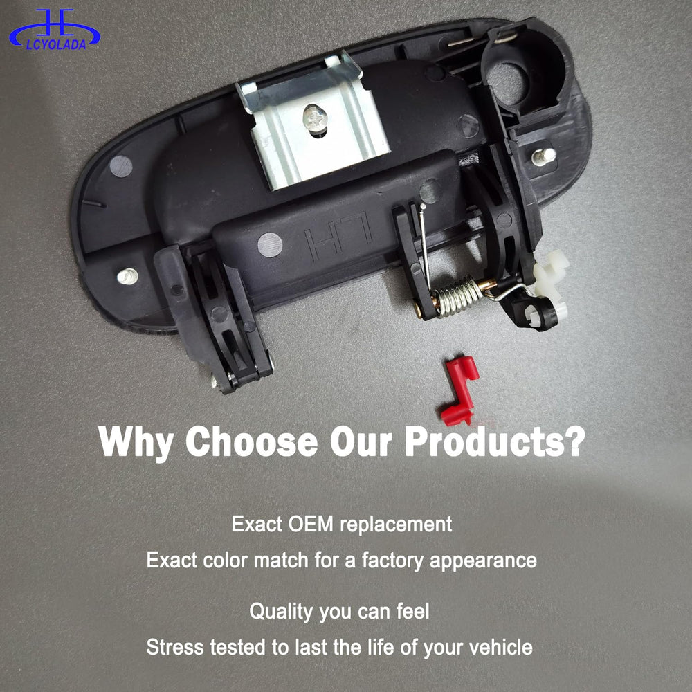Lcyolada robust textured finish exterior door handle for Ram trucks