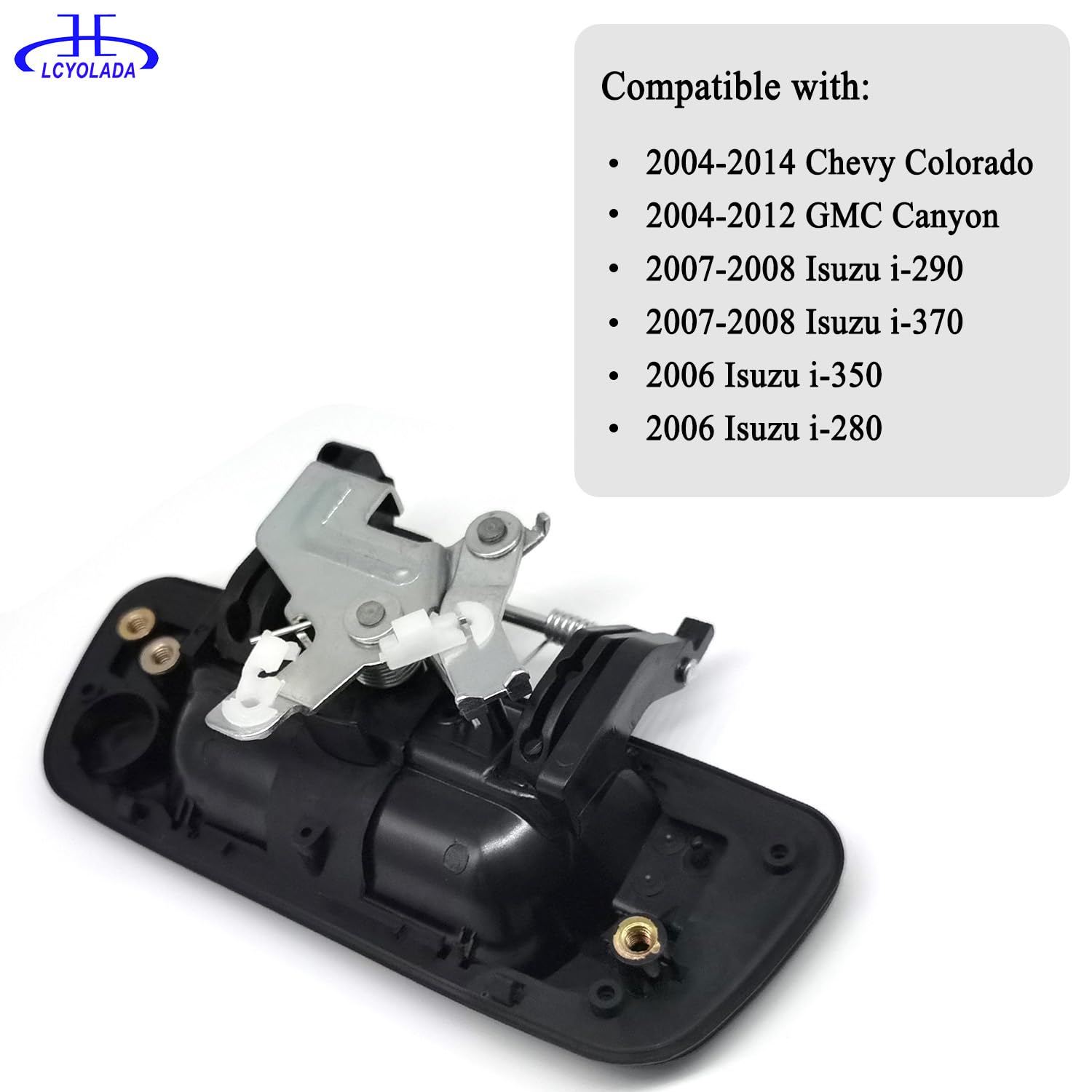 Lcyolada tailgate handle latch for Isuzu i-290, smooth operation.