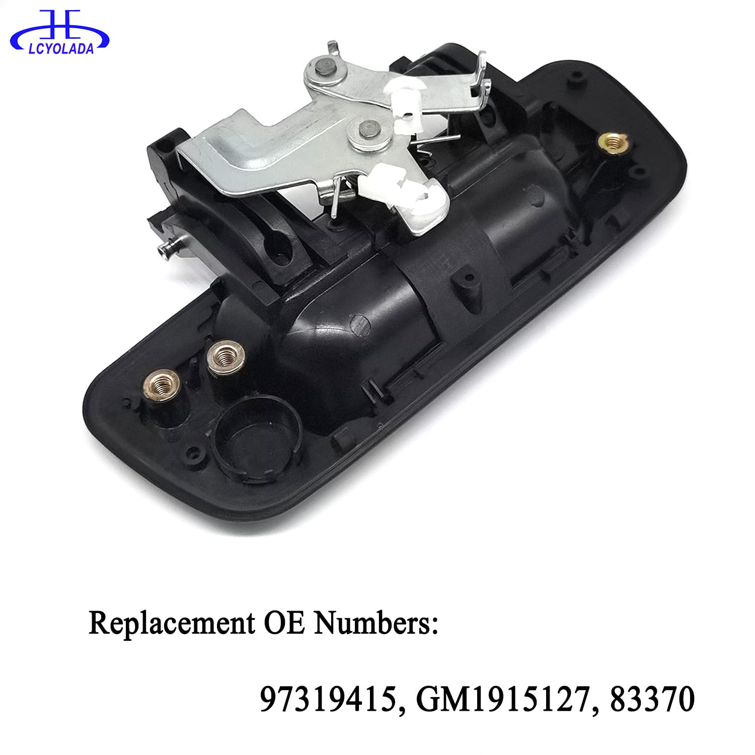 Lcyolada tailgate handle latch for Isuzu i-370, keyhole-free design.