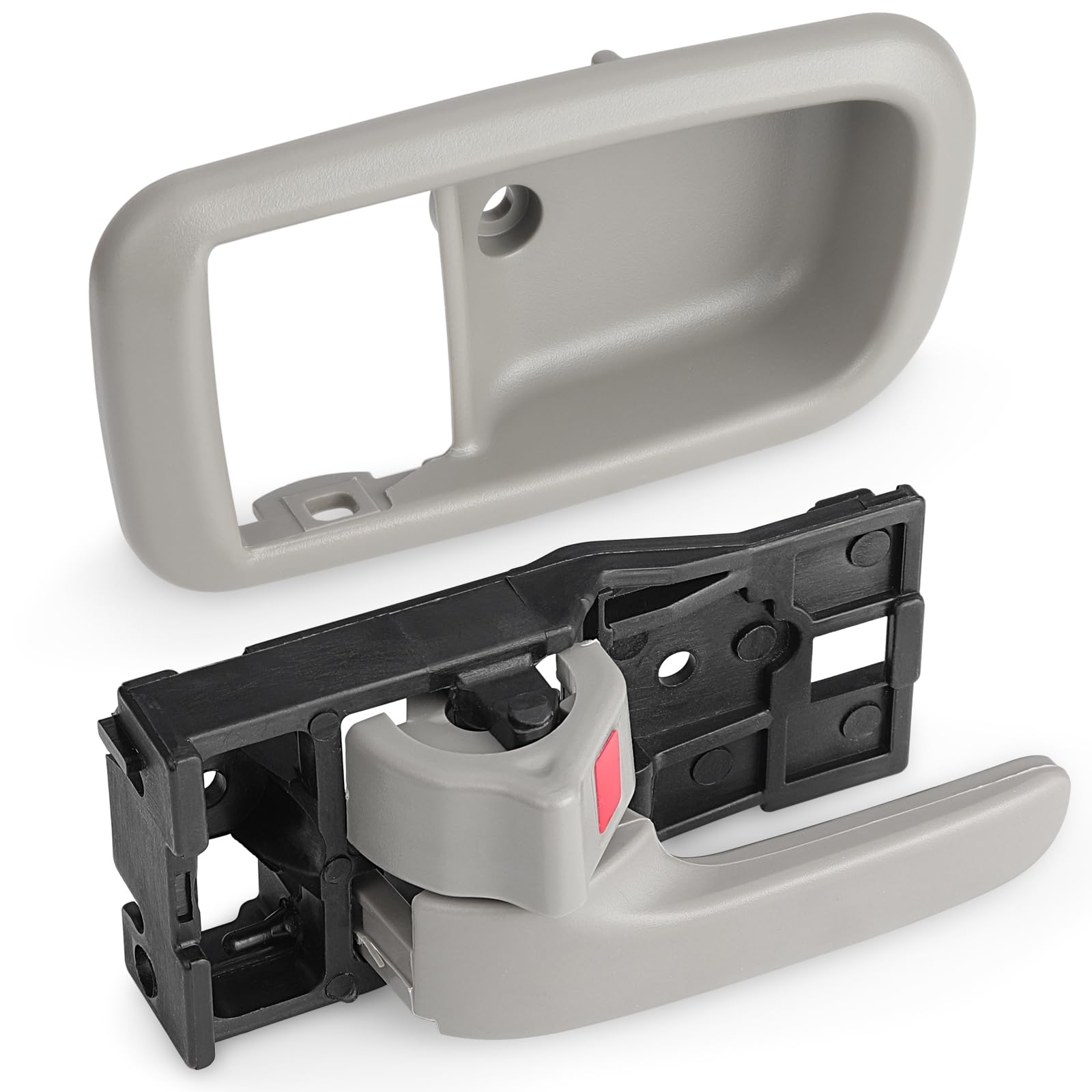 Lcyolada door handle with trim for front right door in light gray