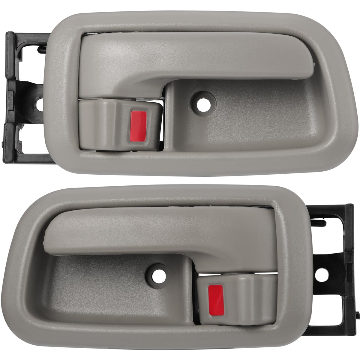 Lcyolada Tundra front left door handle with bezel in light gray, improved fit