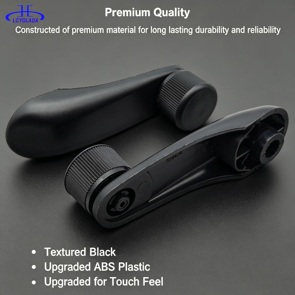 Lcyolada window crank handle close-up, highlighting sturdy construction for reliability.