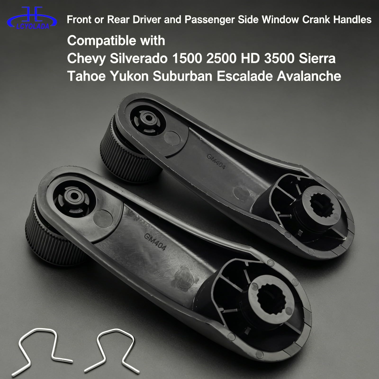 Lcyolada window crank handle right side OEM replacement for GM vehicles.
