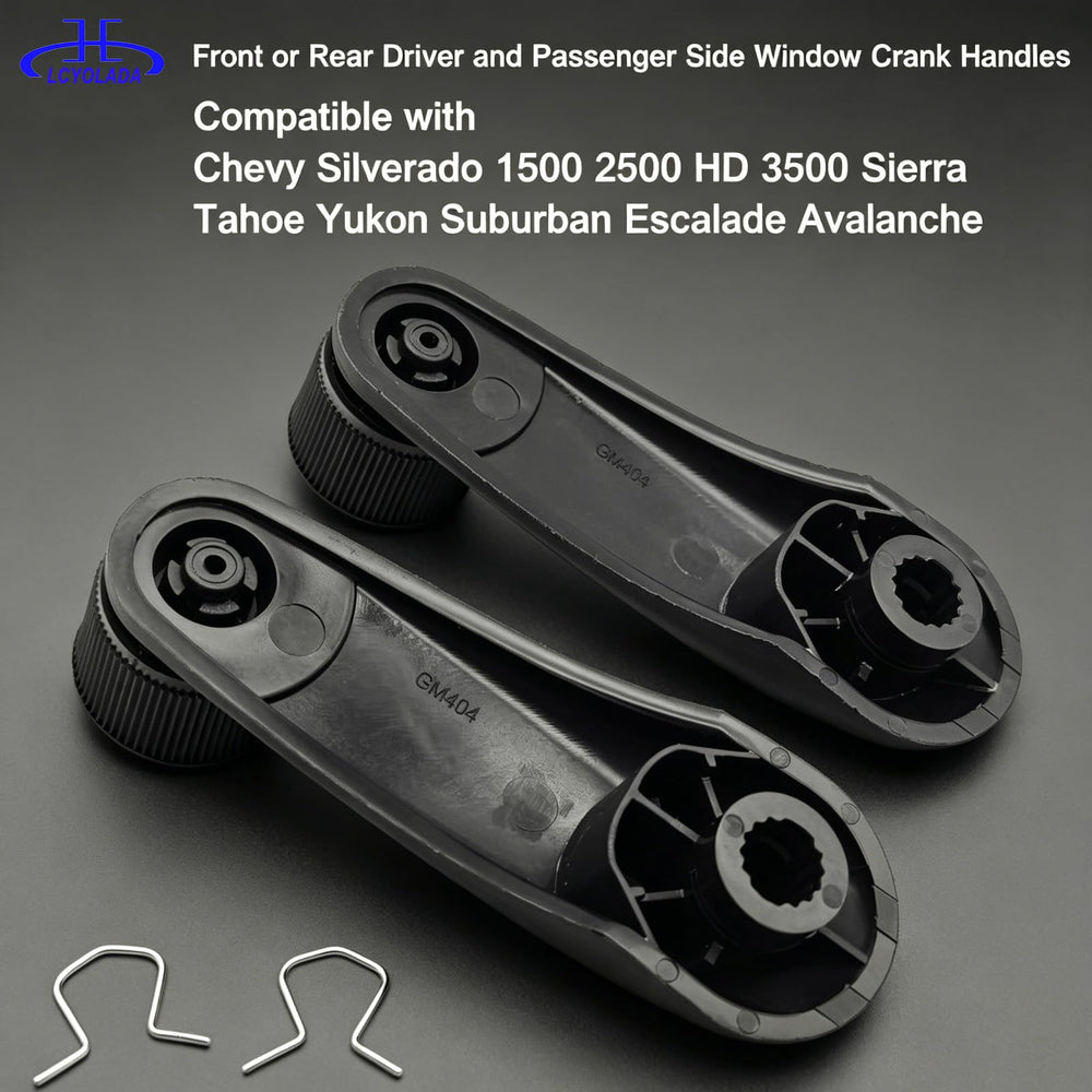 Lcyolada window crank handle right side OEM replacement for GM vehicles.