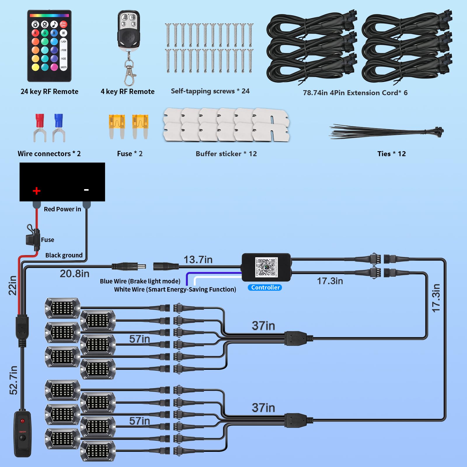 LD DARKEAGLE energy-saving auto-off preserves battery life.