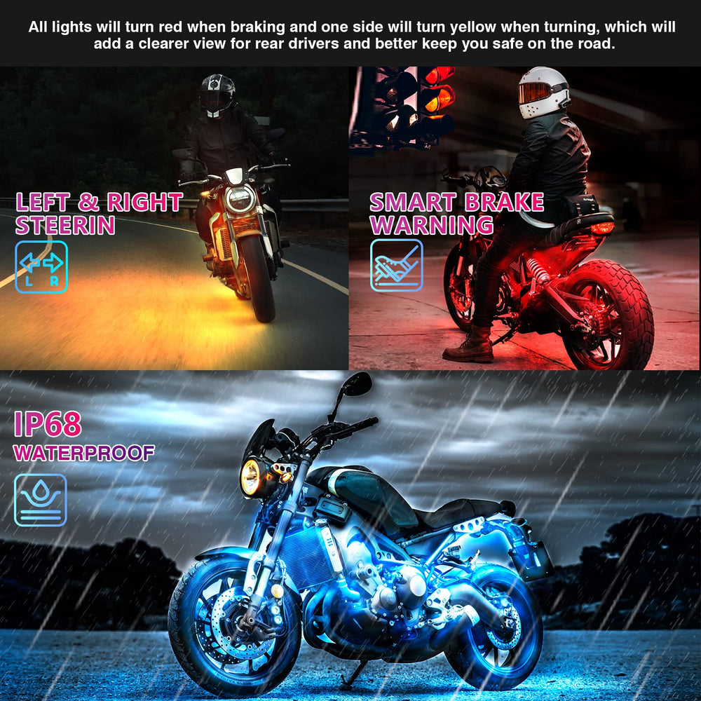 LD DARKEAGLE brake and turn signal features enhance visibility during rides