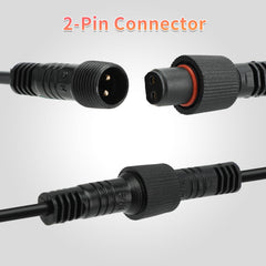 IP68 nylon extension cord protects connections during off-road use.