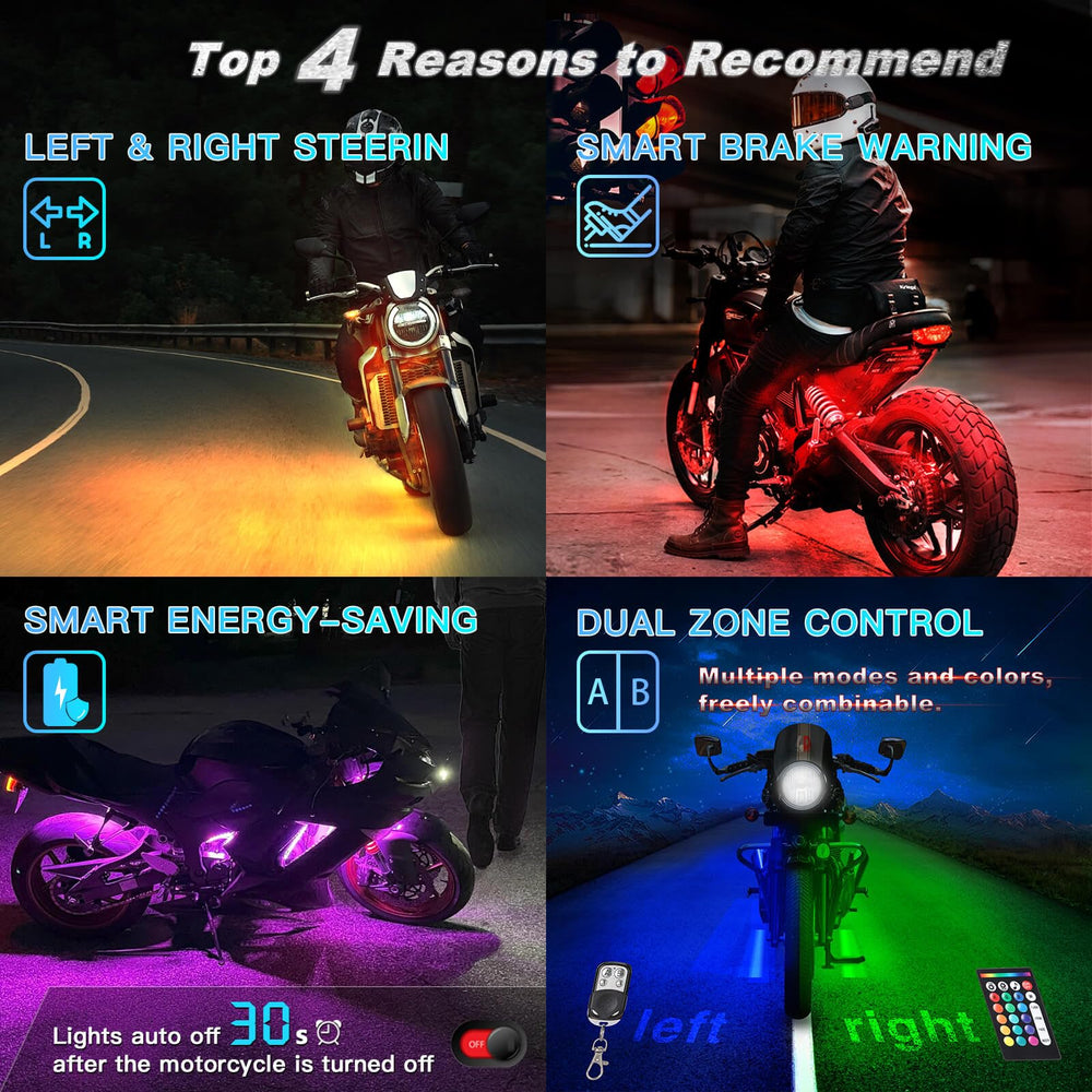 LD DARKEAGLE IP68 waterproof lights withstand rain, mud, and rough roads.