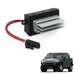 LDCRE blower motor resistor H2 2003-2007 front view — direct-fit replacement.