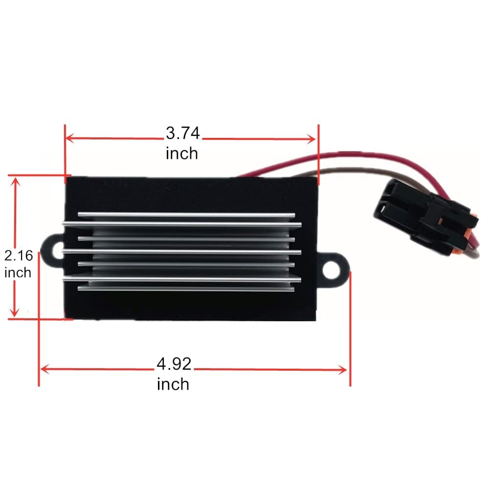 LDCRE Hummer H2 blower resistor installation image showing easy swap.