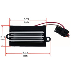 LDCRE Hummer H2 blower resistor installation image showing easy swap.