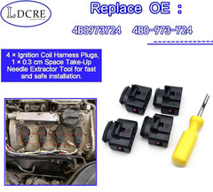 LDCRE harness plugs installed demonstrate secure electrical connection
