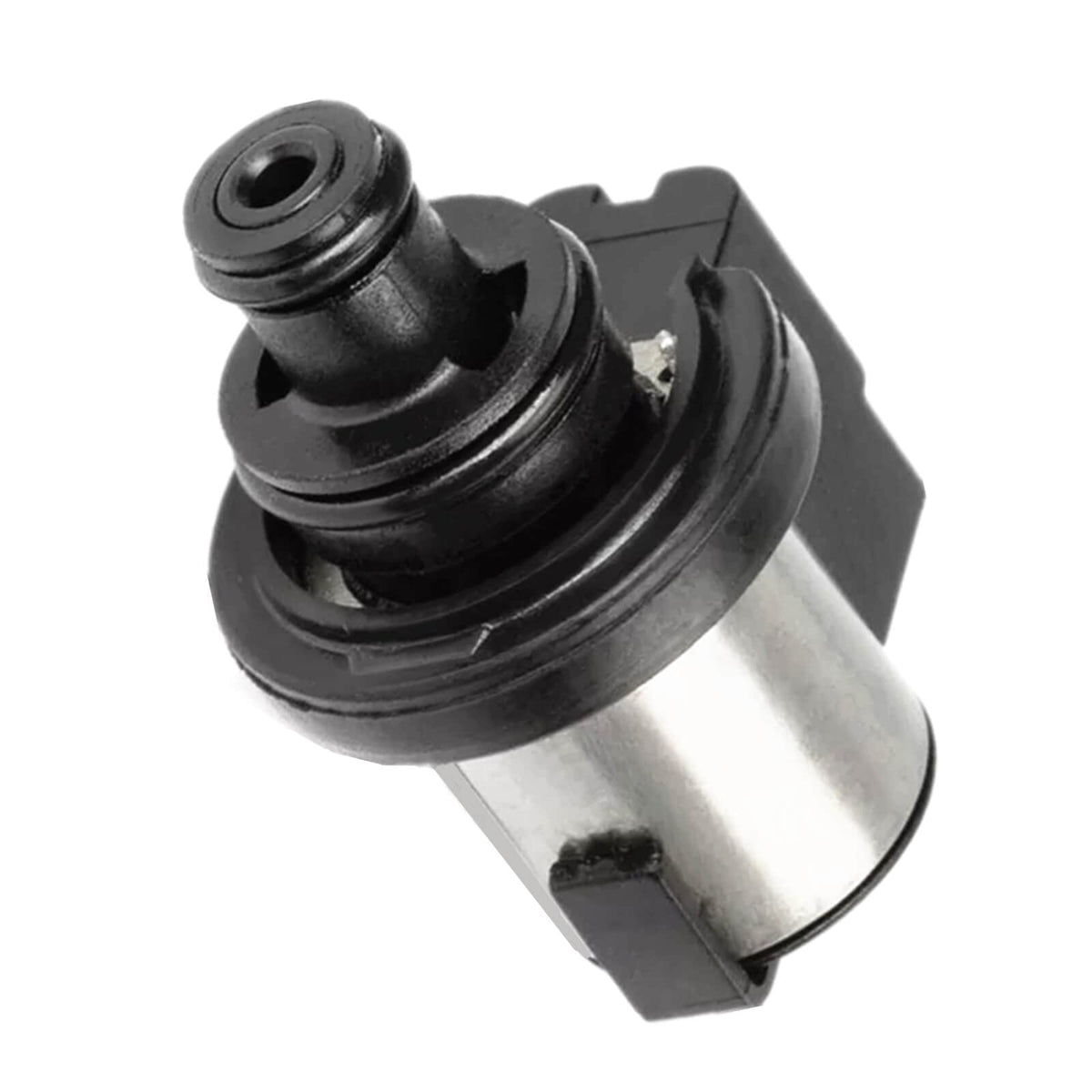 LDCRE lock-up solenoid close-up shows precise coil and connector for CVT.