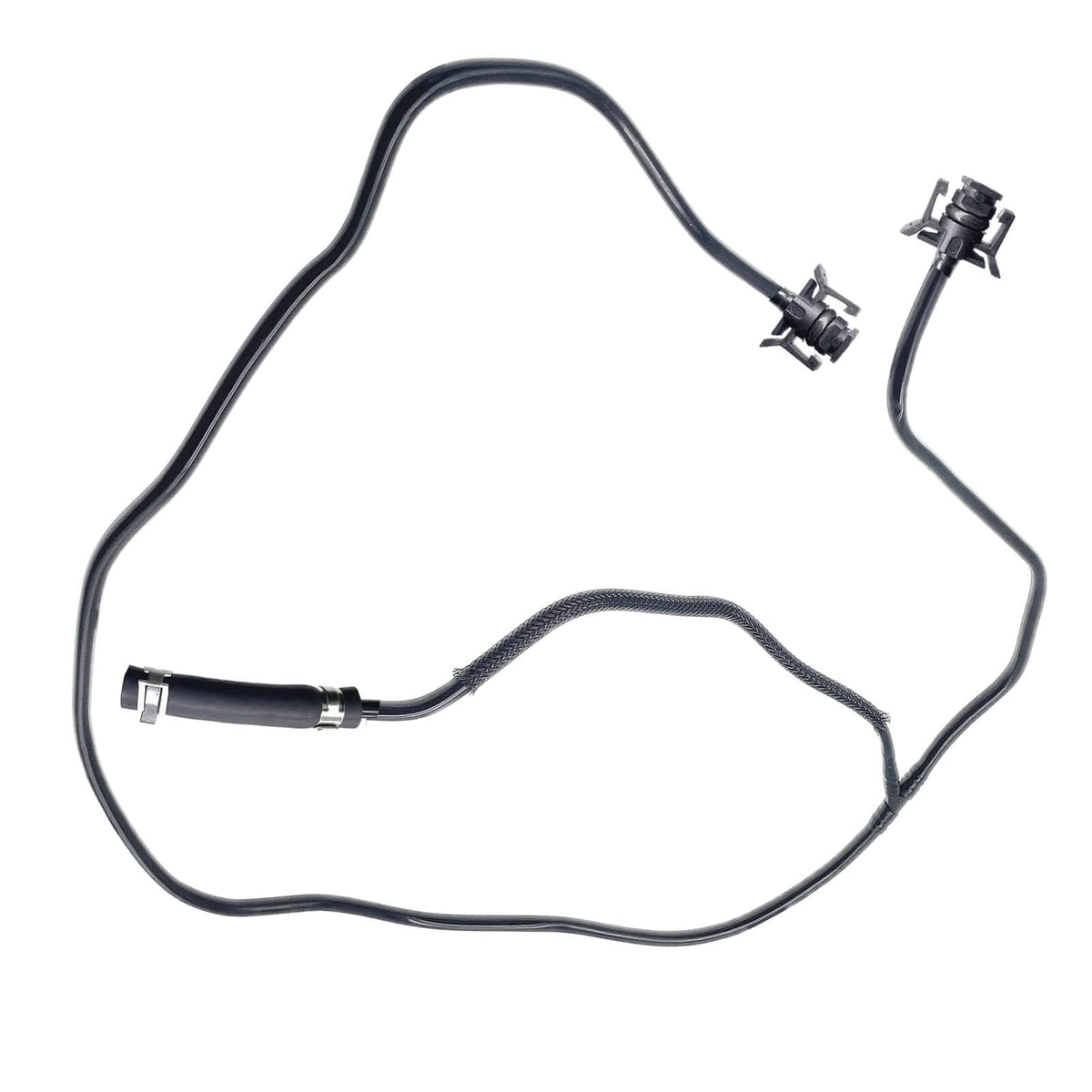 LDCRE radiator coolant reservoir hose for Ford Focus 2012–2018, installation-ready and durable.
