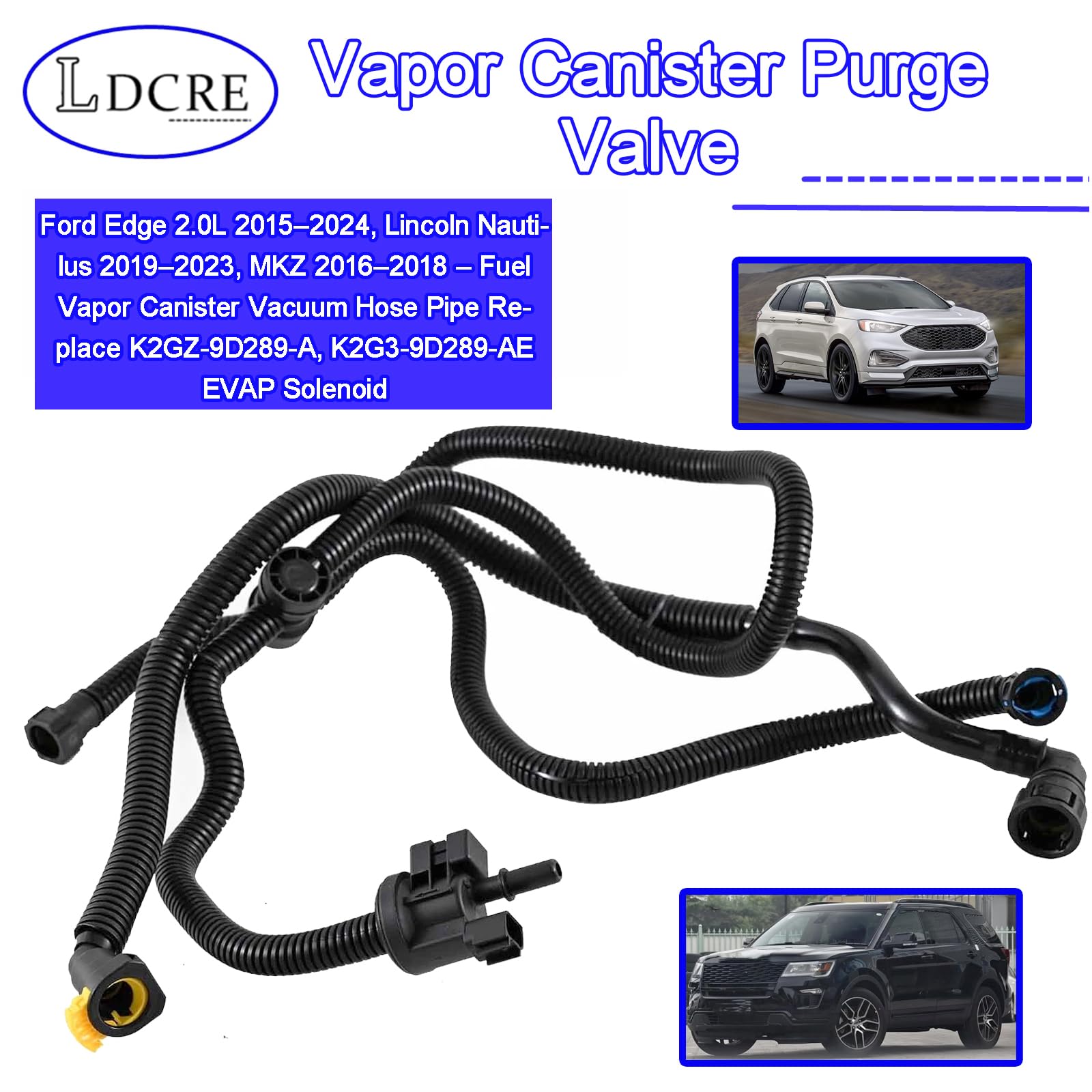 LDCRE vapor purge valve packaged for easy, direct installation.