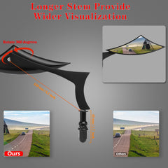 LDJXDADI 360-degree adjustable mirror for flexible sightlines.