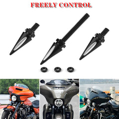 LDJXDADI CNC-machined aluminum bolts emphasize rugged, vibration-resistant fit.