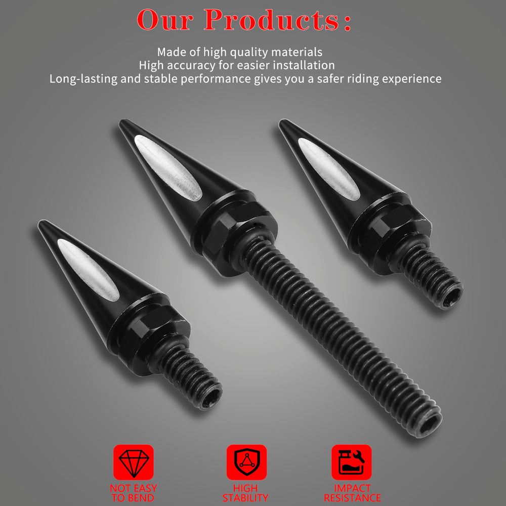 LDJXDADI 3-pack windshield bolts designed for touring models and decoration.