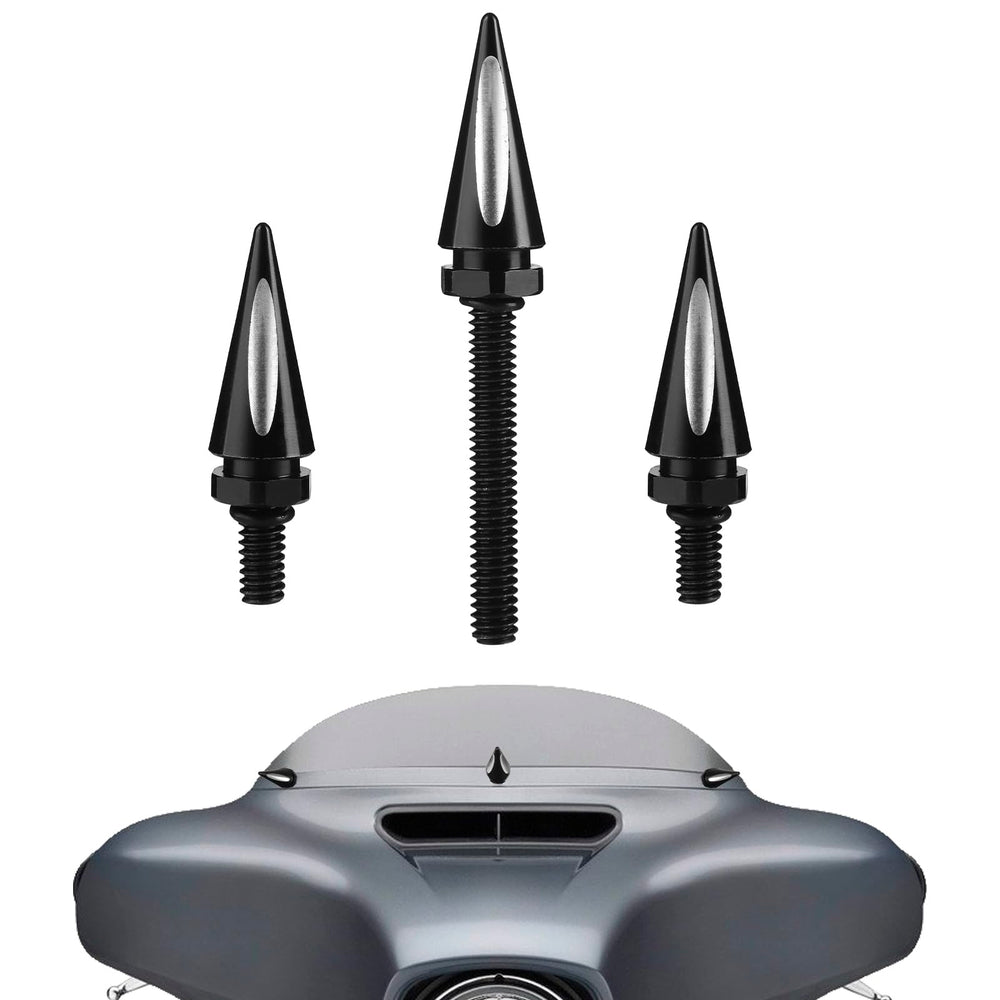 LDJXDADI windshield bolts securing Street Glide fairing with durable gasket.