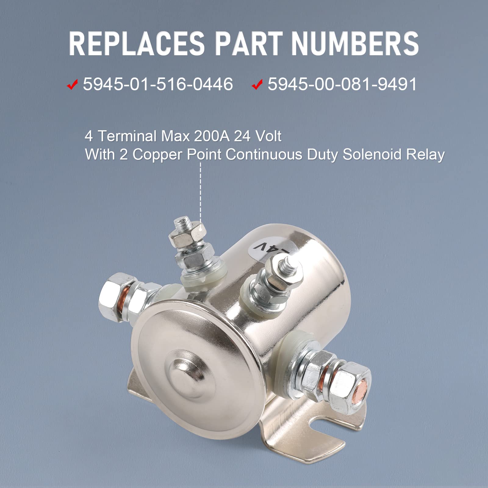 LDMINDA solenoid coil close-up highlighting high-temp copper windings