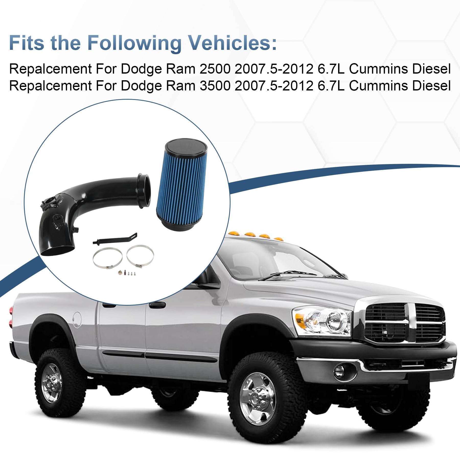 LDMINDA oil-filtered air kit enhances filtration and engine protection.