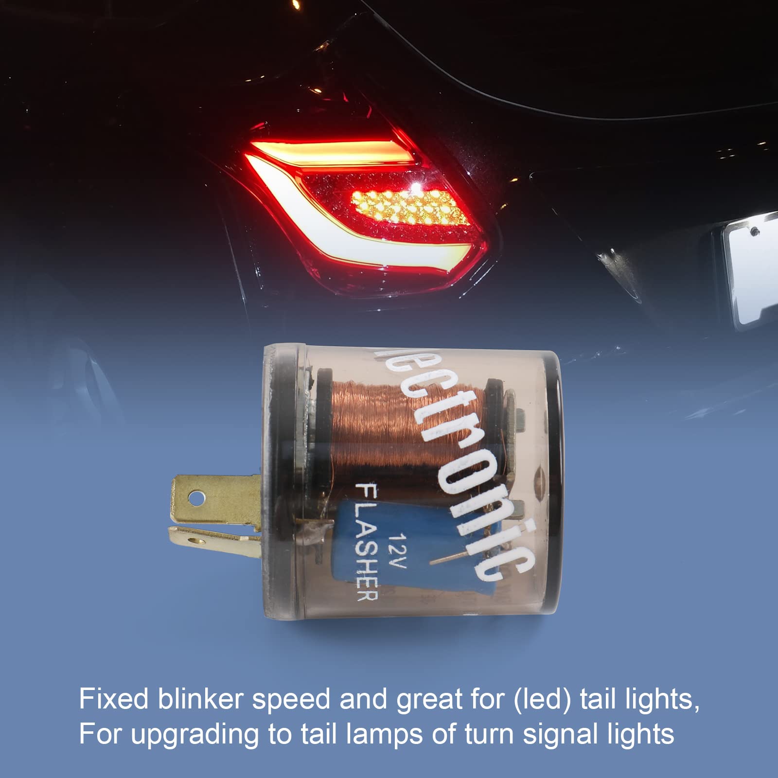 LDMINDA easy-install flasher with no extra wiring required