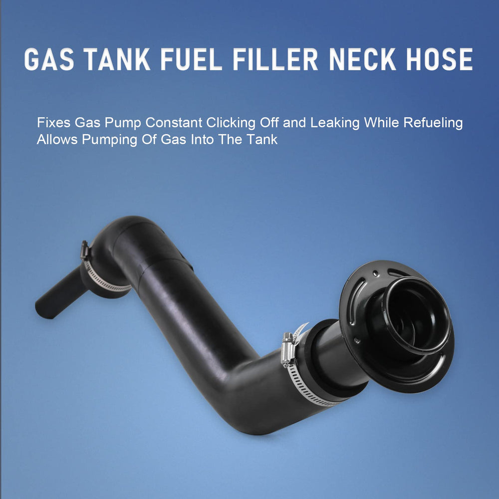LDMINDA powder coated filler neck with reinforced hose for long-lasting use