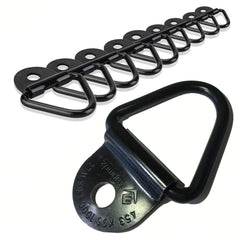 LE KAPMOZ heavy-duty truck bed anchors rail to secure cargo on pickups.