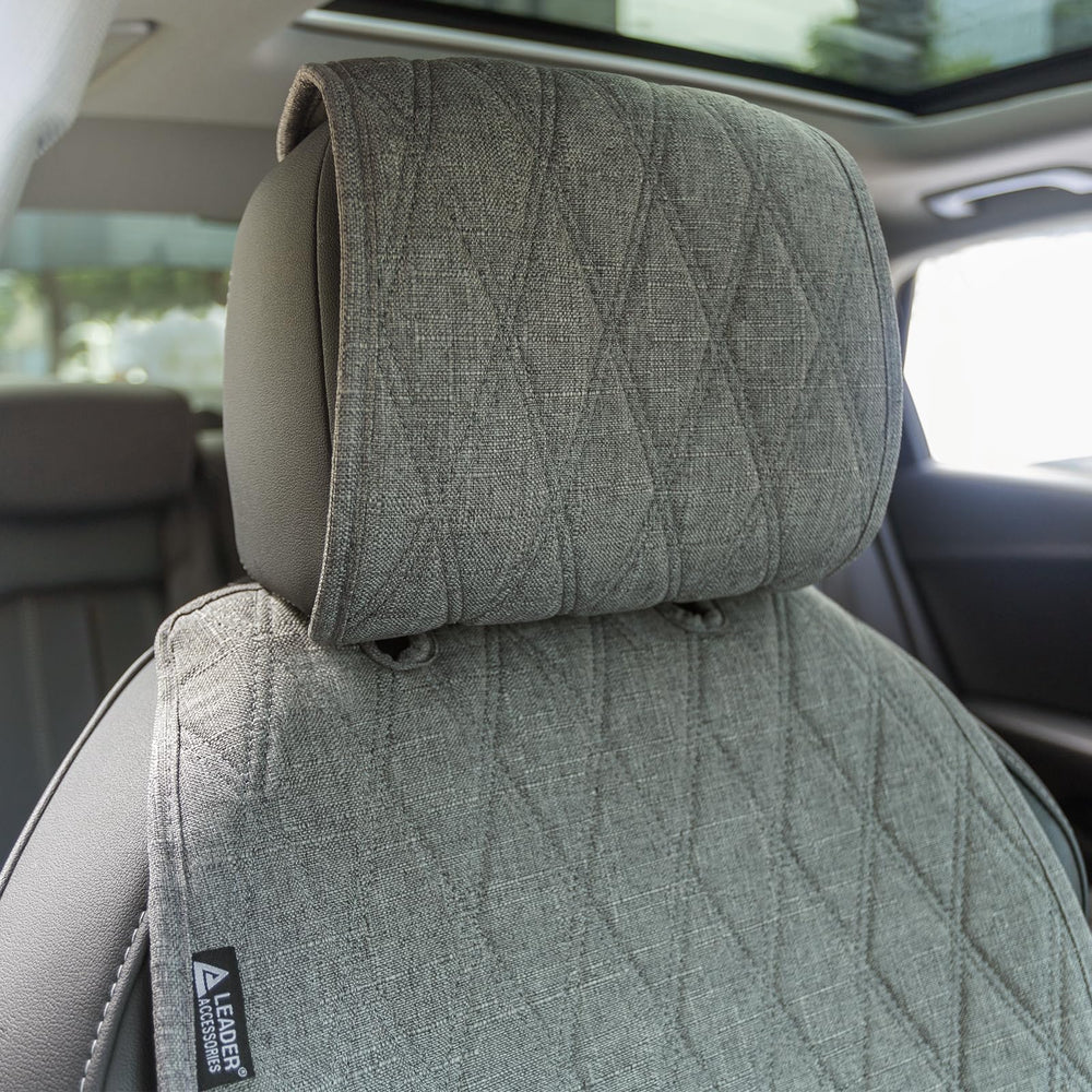 Leader Accessories anti-slip bottom seat cover stays secure during trips.