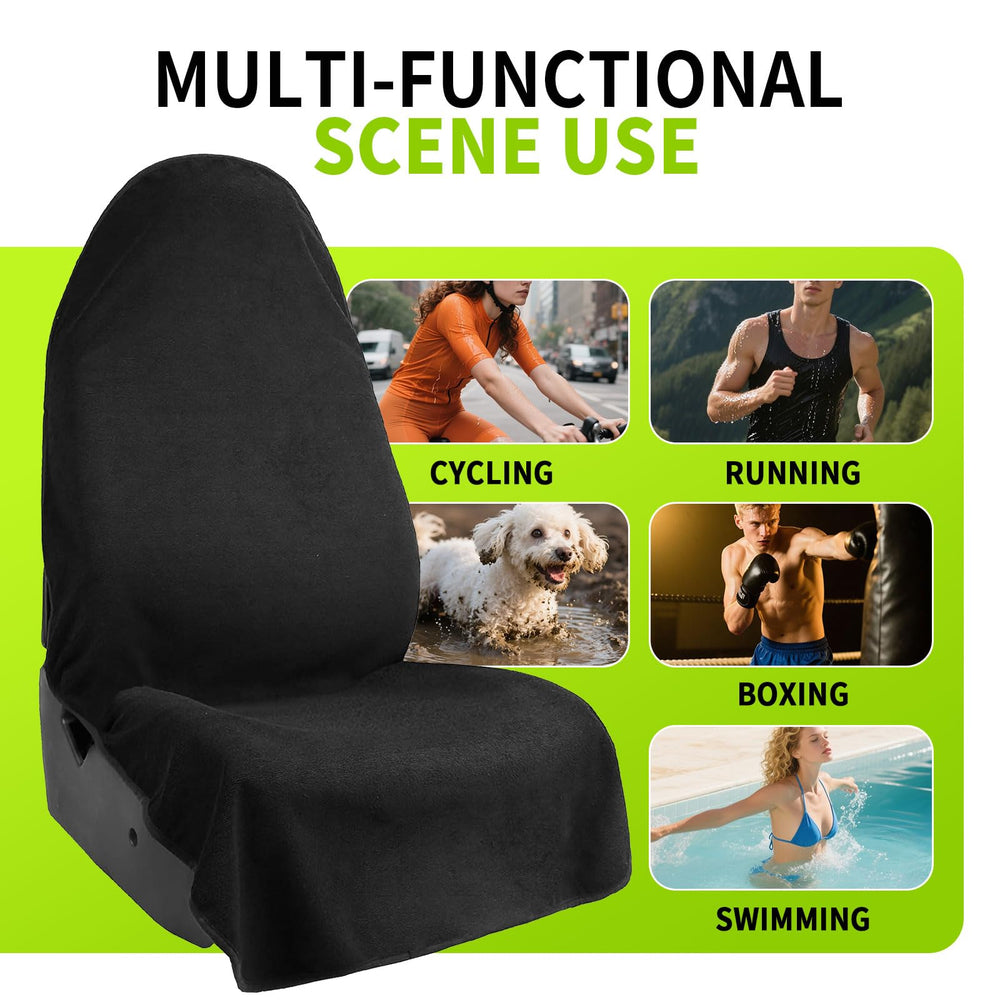 Leader Accessories seat cover guards rear seat from water and dirt during activities.