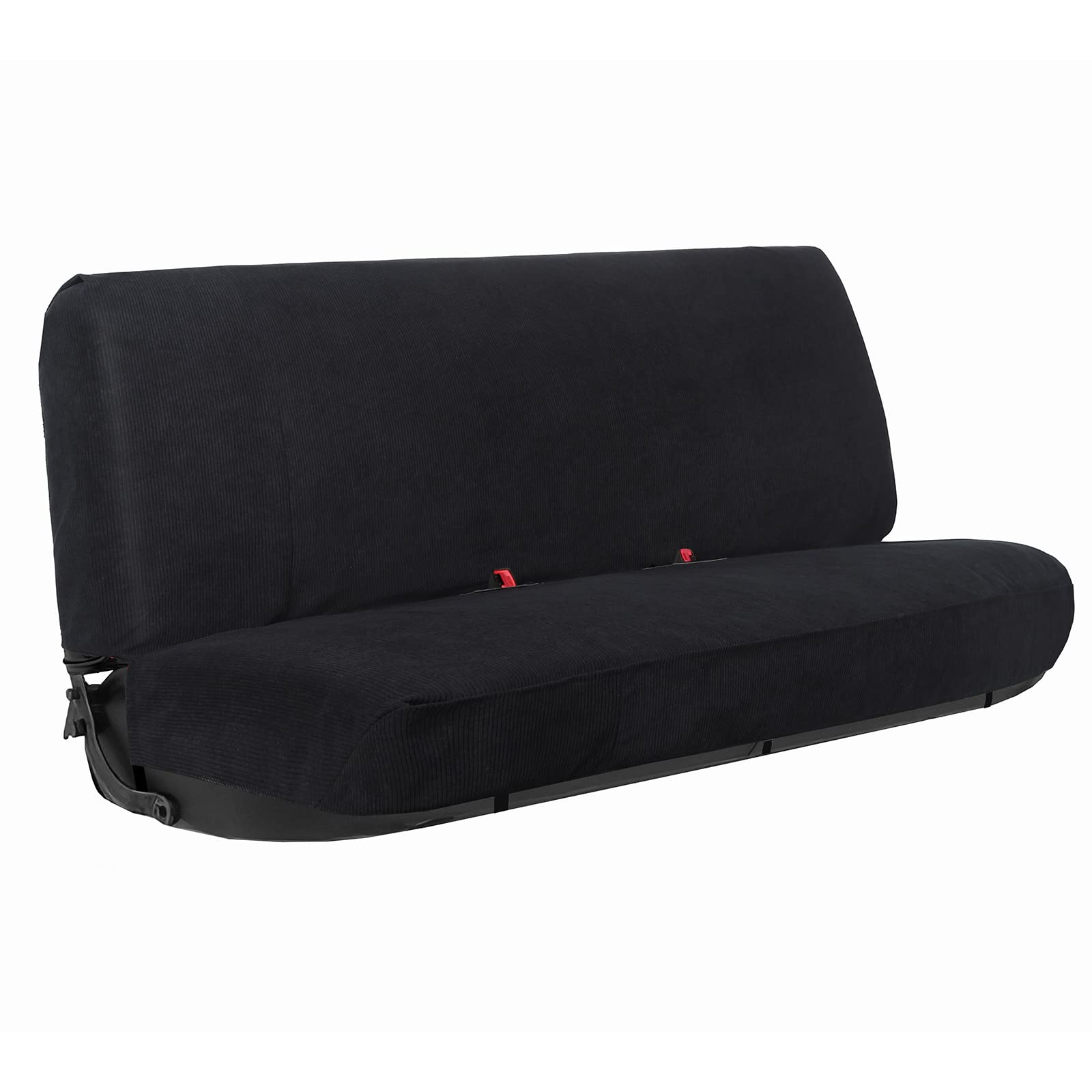 Leader Accessories front solid bench seat cover with universal fit protects truck seats.