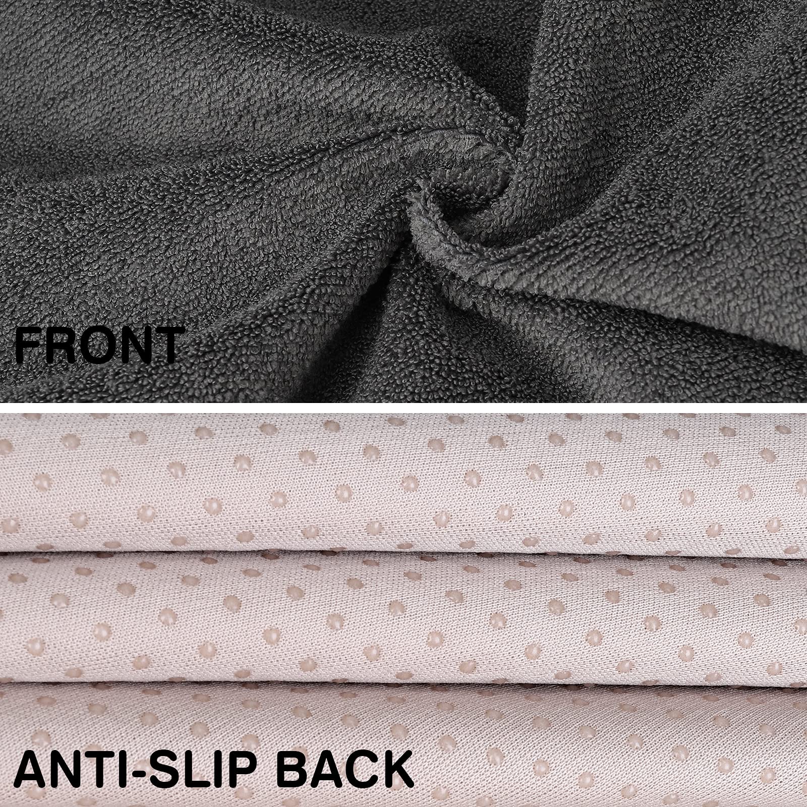 Leader Accessories Grey Waterproof Towel Seat Cover machine washable for quick post-workout cleaning.