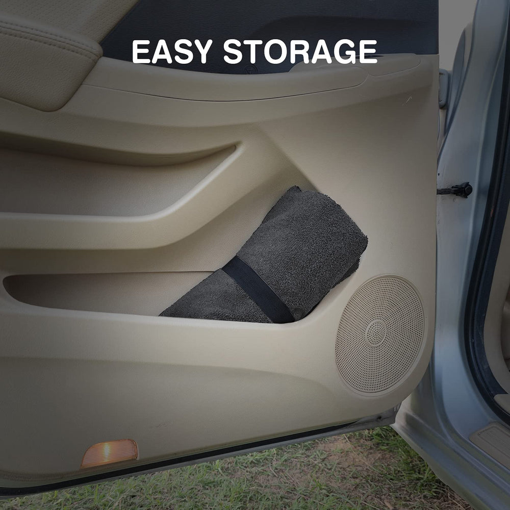 Leader Accessories Grey Waterproof Towel Seat Cover fits most vehicles for front and rear seats.