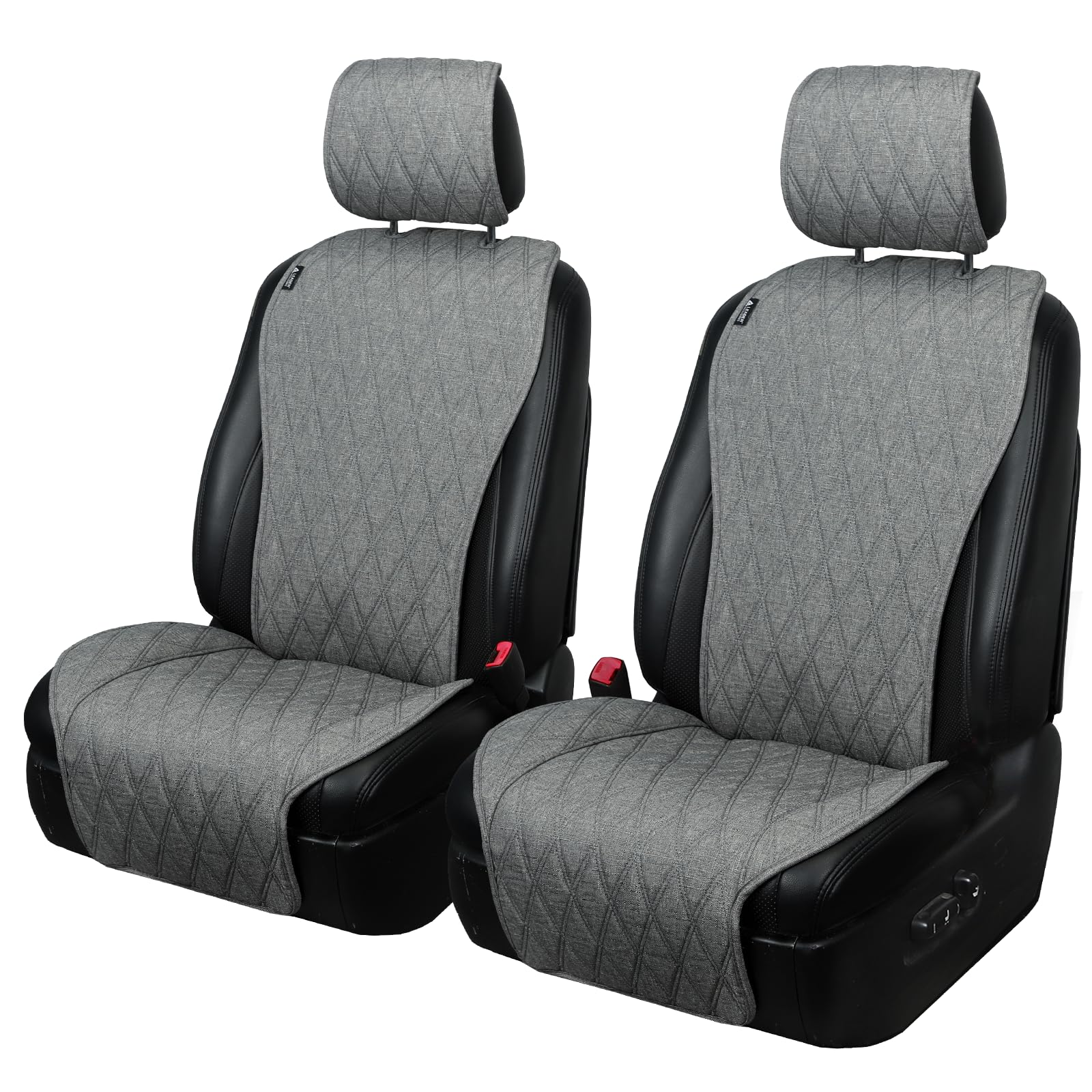 Leader Accessories sideless seat cover on the front seat shields against spills and wear.
